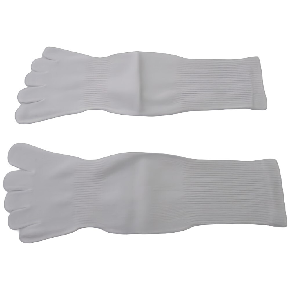 5本指ソックス 白 3足セット メンズ size 25-27cm 綿混素材_画像3