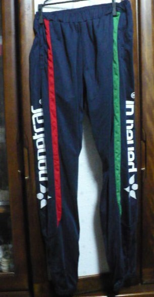 完売品　SVOLME(スボルメ)製penetrar(ペネトラール)モビライトジャージ上下セット(アップ)　Ｍ　ネイビー×赤×緑　233-03901＆04002_画像2