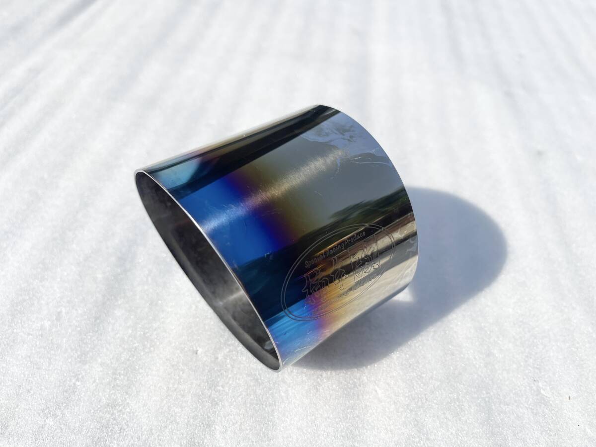 柿本改 カスタム ジャケット 93φ 80mm TLJ302C チタン マフラー テール カキモト_画像1