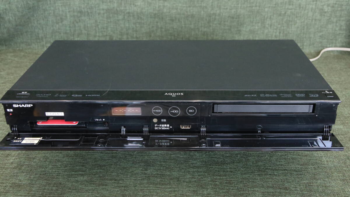 あ//Q0591 　SHARP シャープ　ブルーレイディスクレコーダー　BD-S550 2014年制　500GB 1チューナー　リモコン付き　動(dòng)作品