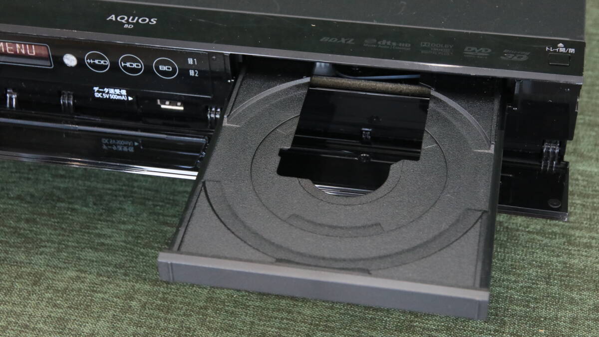 あ//Q0592 SHARP シャープ　ブルーレイ　ディスクレコーダー　BD-W570 2015年制　500GB 2チューナー　リモコン付き