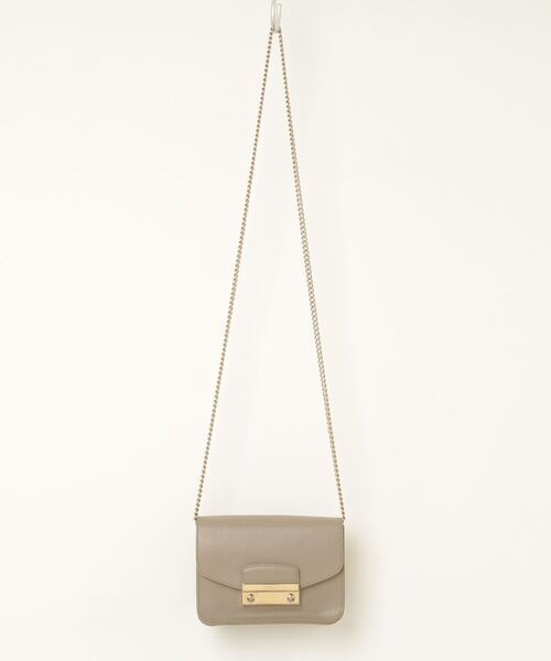 「FURLA」 ショルダーバッグ - グレー レディース