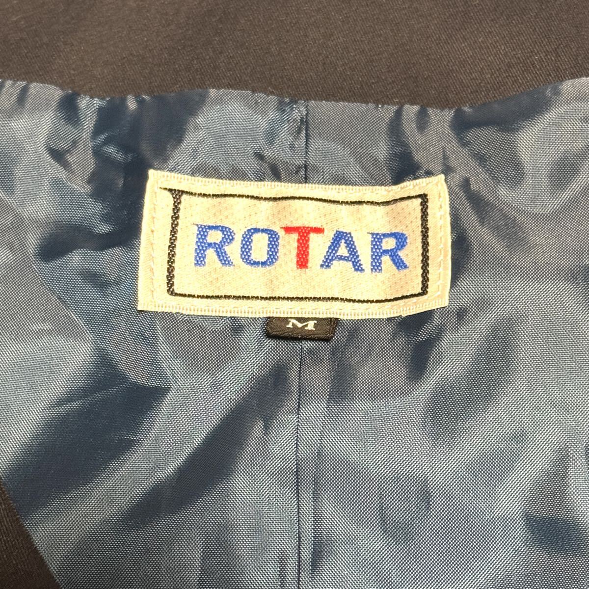 Mサイズ ROTAR ベスト　濃紺　ロカビリー　メンズ　ローター　古着_画像3