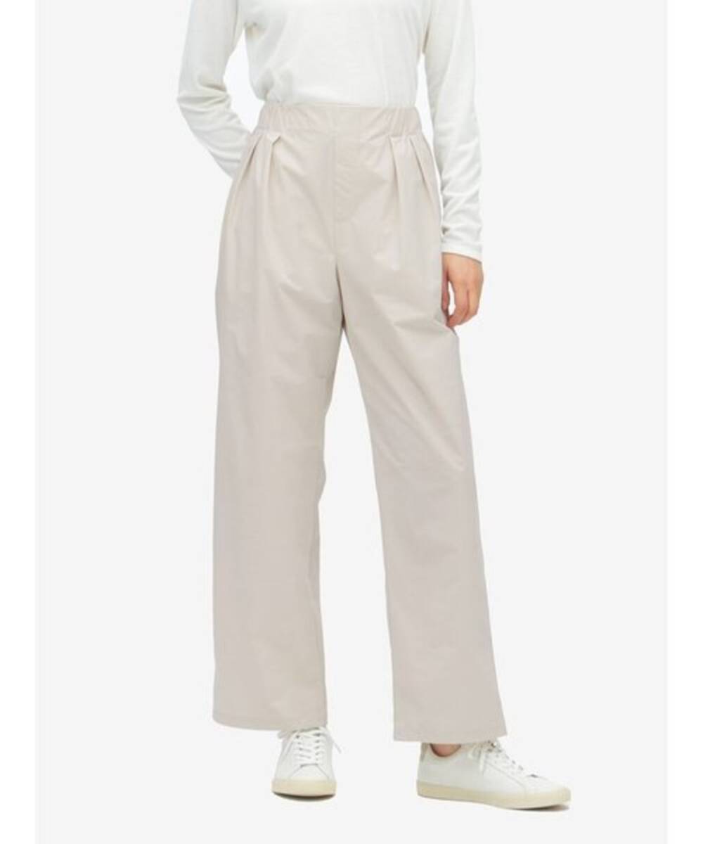 美品 DANSKIN ダンスキン ALYSSA WIDE PANTS アリッサ ワイド ツータック イージー パンツ DC423102 グレー M ▼08101_画像8