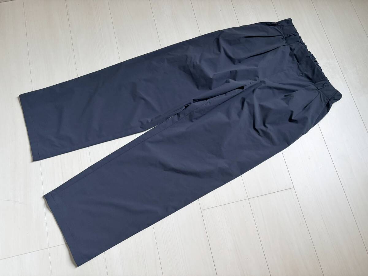 美品 DANSKIN ダンスキン ALYSSA WIDE PANTS アリッサ ワイド ツータック イージー パンツ DC423102 グレー M ▼08101_画像1