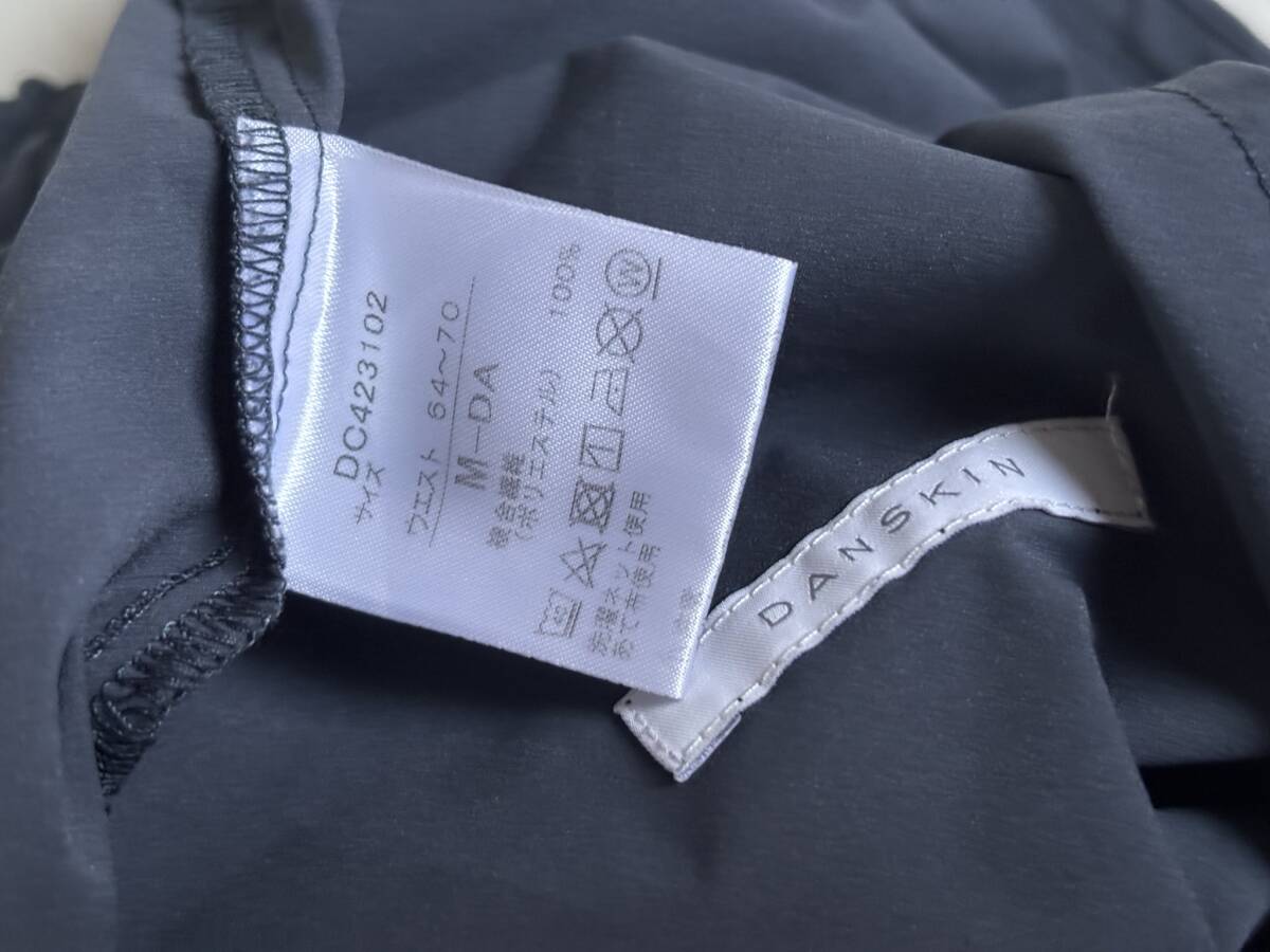 美品 DANSKIN ダンスキン ALYSSA WIDE PANTS アリッサ ワイド ツータック イージー パンツ DC423102 グレー M ▼08101_画像7