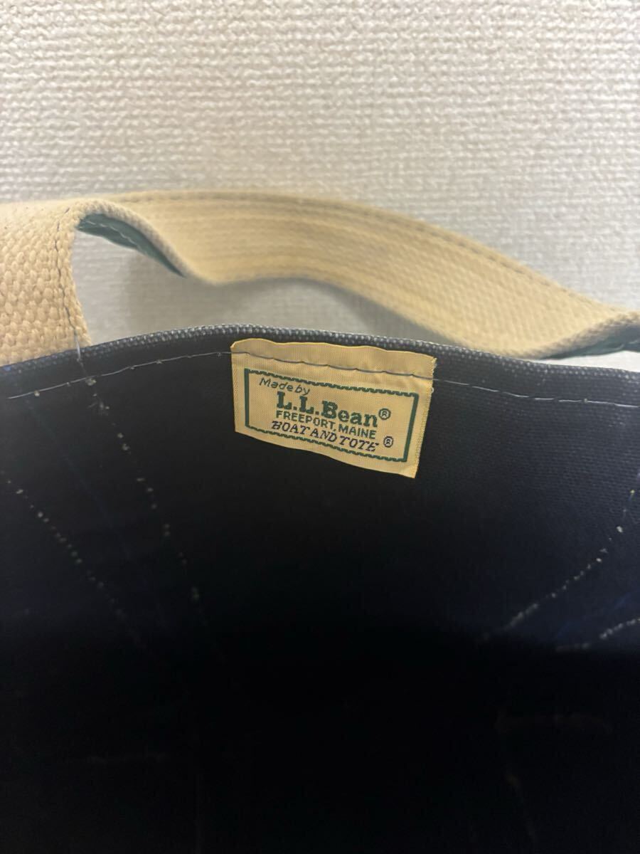 希少人気！80s L.L Bean デラックスカラートートバッグ　紺/緑　ラージ 希少人気 80s L L Bean デラックスカラートートバッグ 紺/緑
