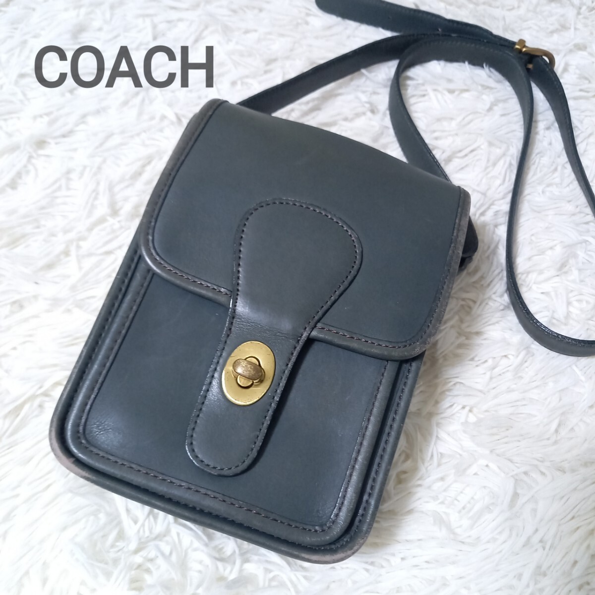 オールドコーチ COACH ショルダーバッグ トートバッグ ターンロック 肩がけ 希少】 COACH コーチ オールドコーチ ヴィンテージ ショルダー