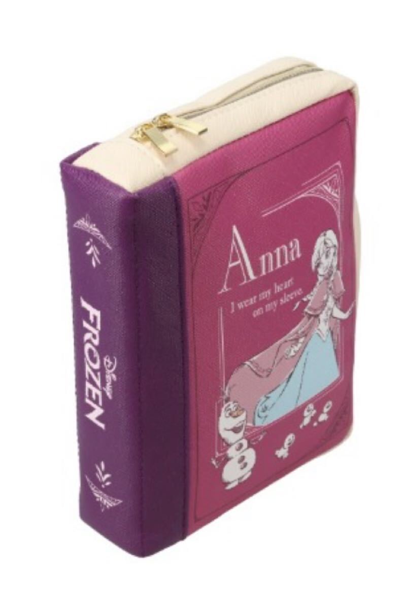 しまむら ディズニー アナ雪 アナ ブック型ポーチ&ミラー