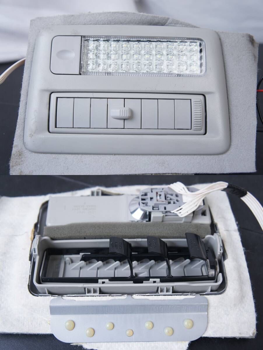 点灯OK 5点セット ルームランプ GARAX LED付 ACR50W 中期 2型 エスティマ外し ライト 81260-28020 81250-28080他 ACR55 GSR50 GSR55@13931s_画像4