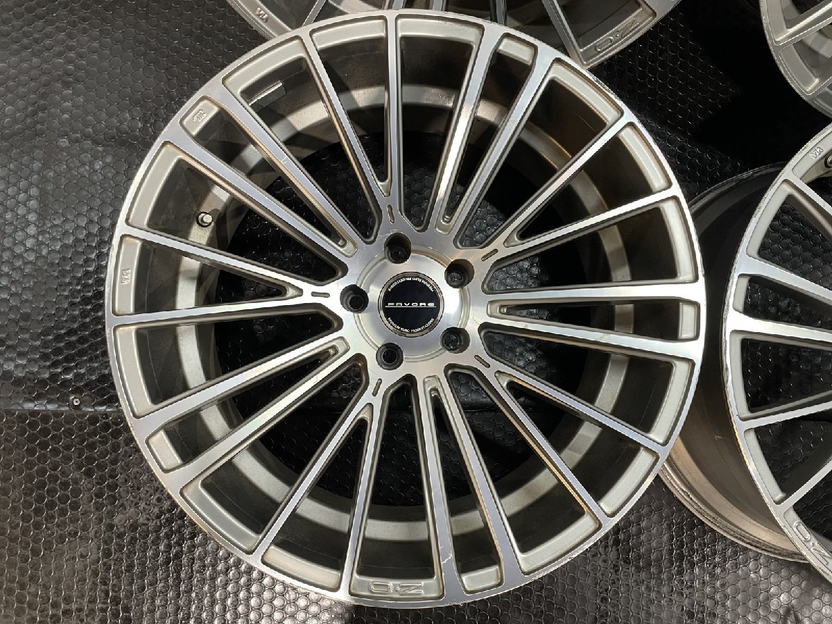 O.Z/OZ FAVORE オズ ファヴォーレ 21インチ 4本 9J/10J5HPCD120+33/+38 レクサスLS等　(MHZ805MY)_画像2