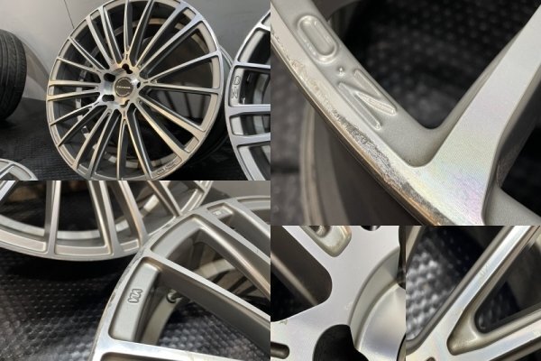 O.Z/OZ FAVORE オズ ファヴォーレ 21インチ 4本 9J/10J5HPCD120+33/+38 レクサスLS等　(MHZ805MY)_画像7