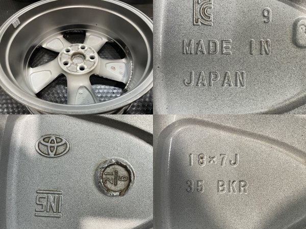 新車外し】TOYOTA トヨタ RAV4 Gグレード 純正ホイール 18インチ