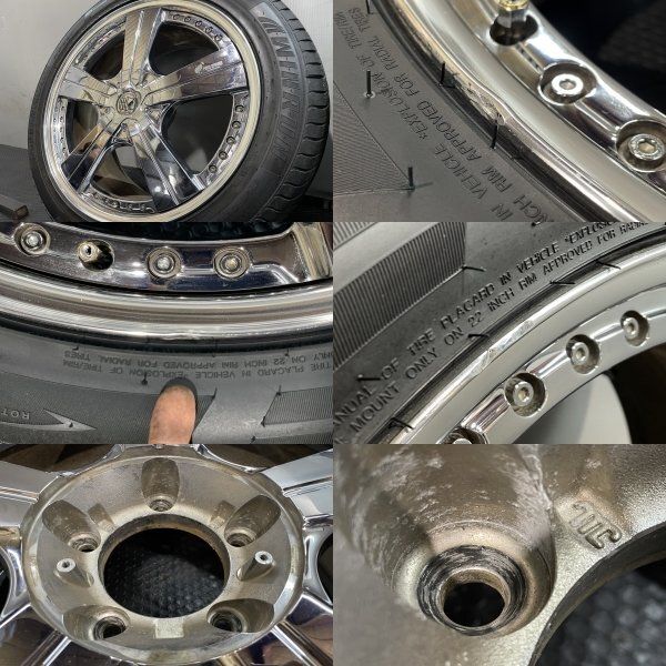 タイヤほぼ新品 WINRUN 305/40R22 夏タイヤ SUPERSTAR LODIODRIRE PURESPIRITS ロデオドライブ 22インチ10J5H-150+59 ランクル等 MTE996_画像5