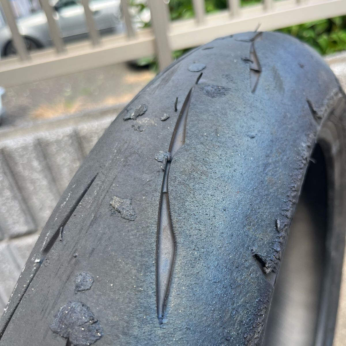 走行少なめ！ブリヂストンR11 ST600サイズ Webike | BRIDGESTONE ブリヂストン BATTLAX RACING R11 【120