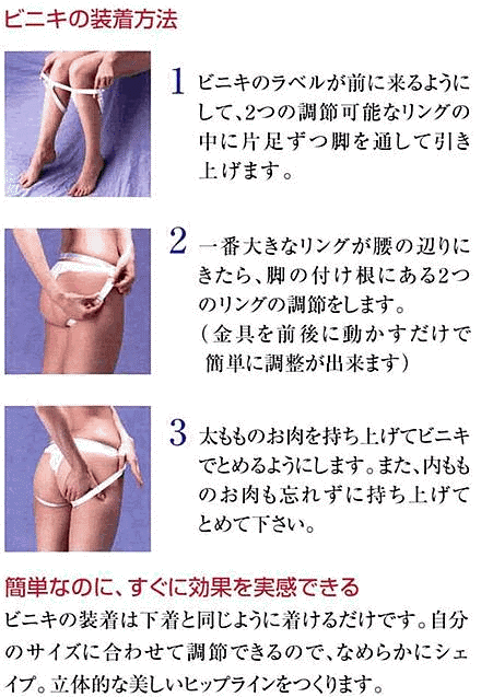 訳あり【送料込】補正ヒップバンドガードル「ビ二キ」　ホワイト　Sサイズ　新品未使用　W4_画像4