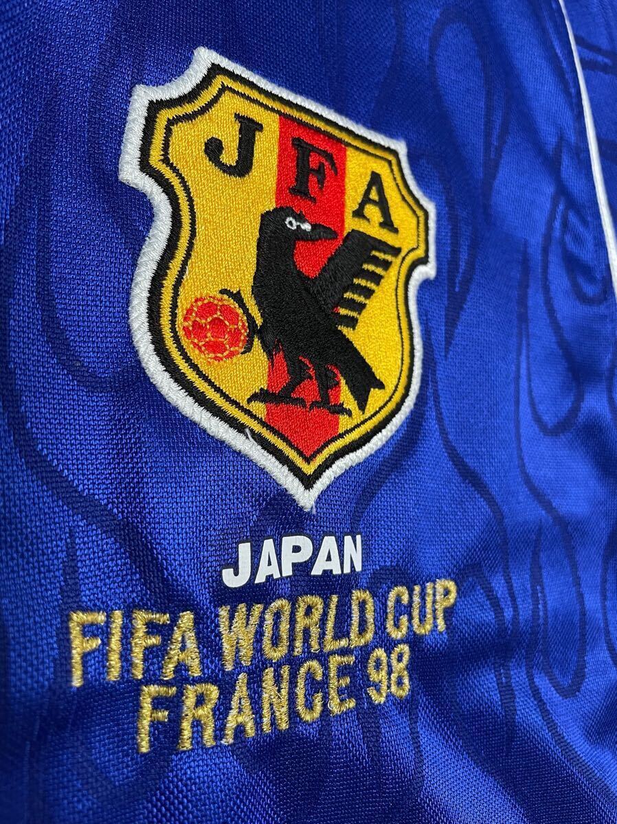 日本代表 ユニフォーム 1998年 フランスW杯 中山雅史 #9 L 炎