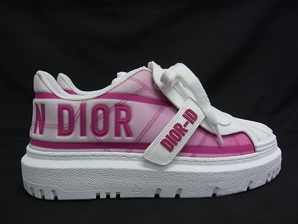 # превосходный товар # ChristianDior Dior ID Technica ru ткань спортивные туфли размер 35 ( примерно 22.0cm) обувь обувь оттенок белого FI8021