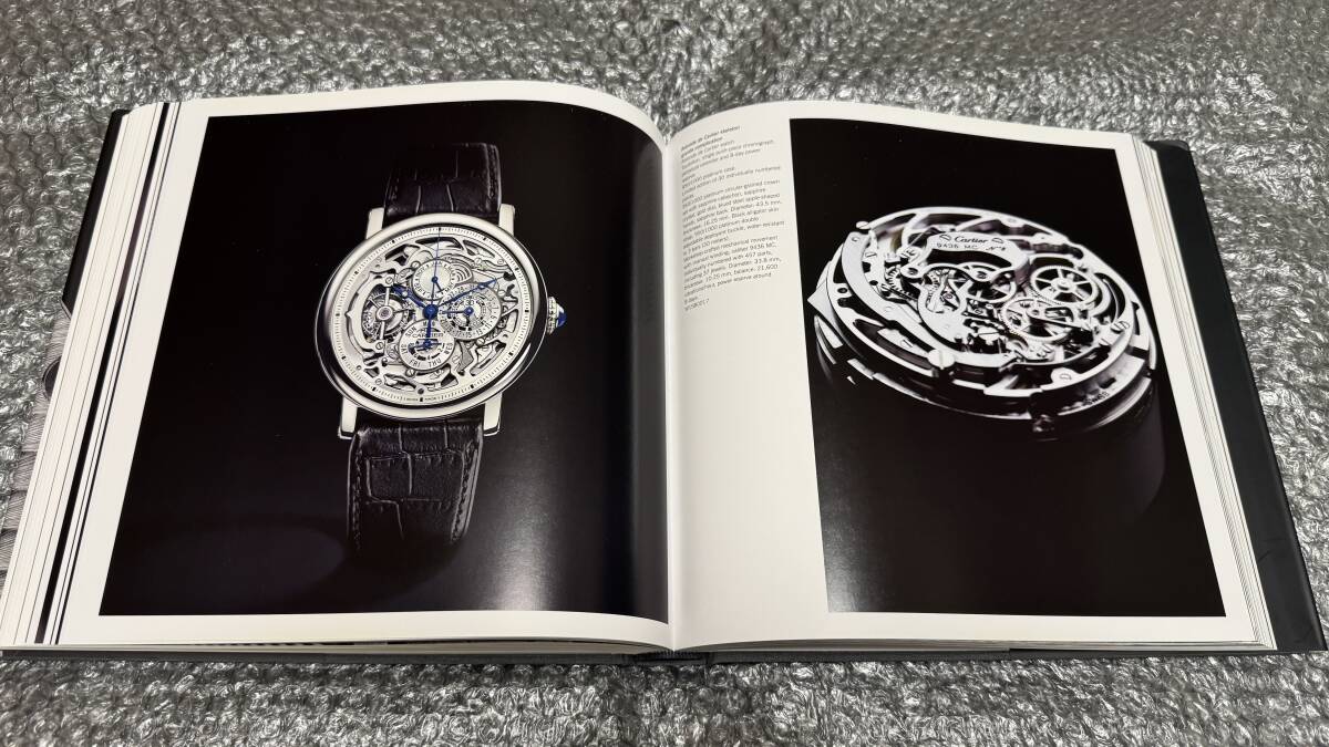洋書★カルティエ 時計【アート写真集】増補版★非売品★腕時計の超複雑モデルやミステリー・クロック ムーブメント写真等を収録★豪華本_画像9