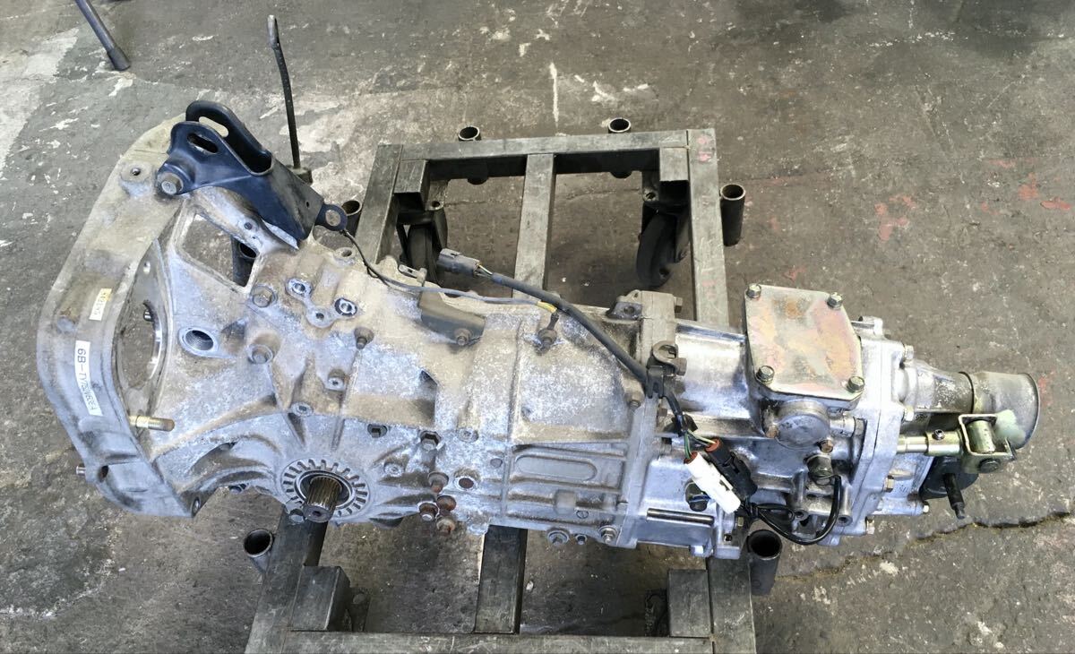 GC8 インプレッサ WRX TypeRA 純正 5速 5MT マニュアルミッション assy DCCD無し 6B-TY752VB3EA GF EJ20 JDM SUBARU (し)_画像4