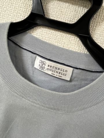 BRUNELLO CUCINELLI コットンセーター サイズ48 激レア 美品 ブルネロクチネリ ライトウェイト コットン