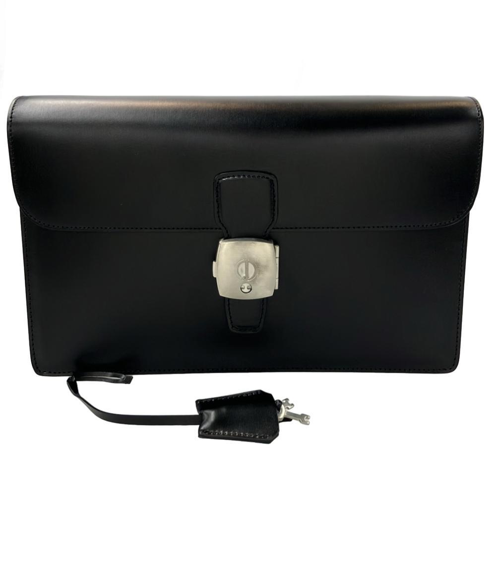 美品 dunhill ダンヒル クラッチバッグ セカンドバッグ オックスフォード レザー 本革 ダイヤルロック式 ブラック 黒 ビジネス メンズ 美品 ダンヒル クラッチバッグ セカンドバッグ メンズ Dunhill
