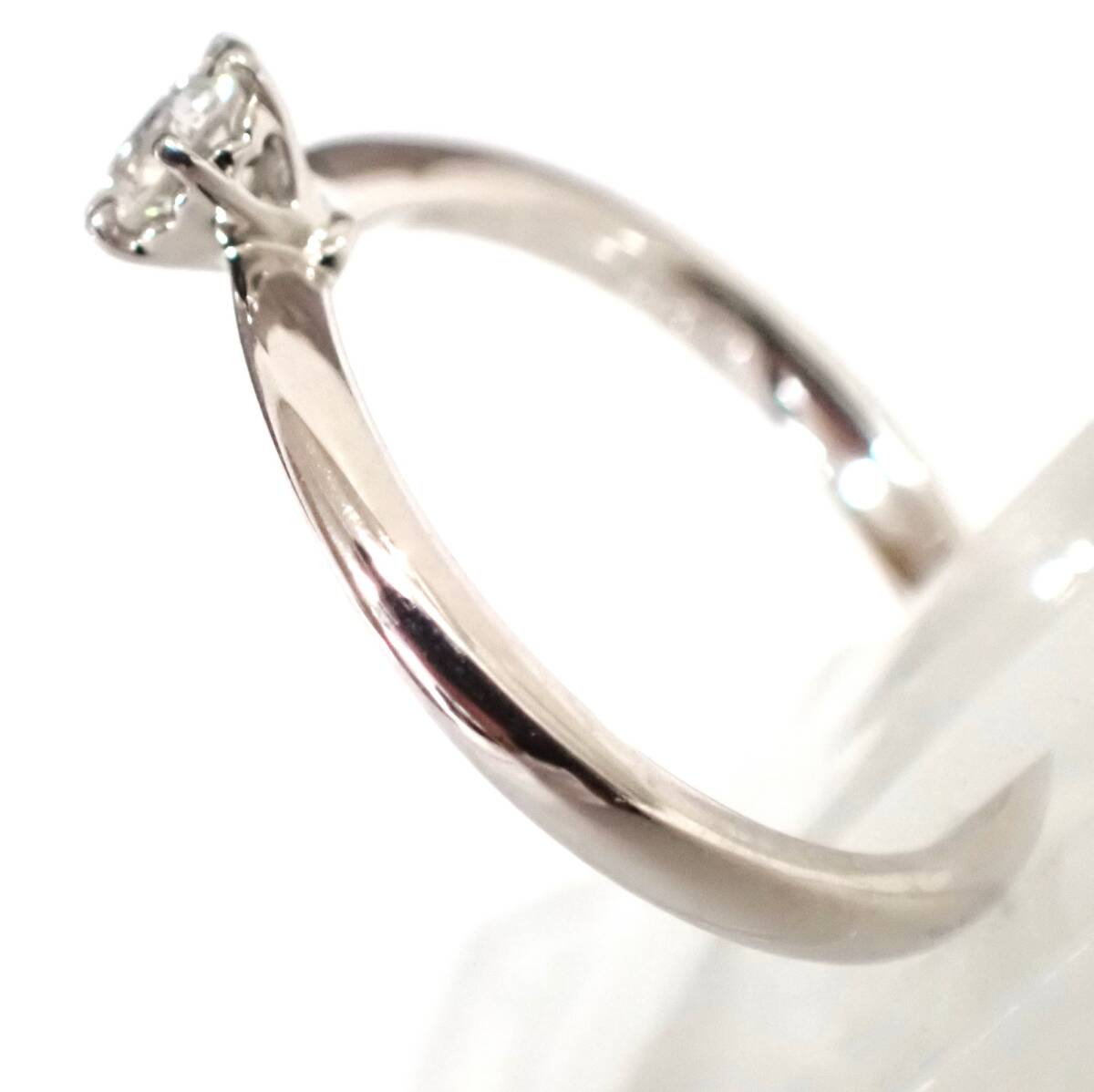 美品 アイプリモ ダイヤリング 0.2ct超 ダイヤ リング 重量2.8g リングサイズ6号_画像3