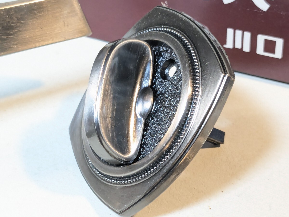 送料無料【川口技研】扉襖錠 技研 ニッケル 技研 バックセット65mm使用可能扉厚…24mm〜35mm HL-2N_画像6