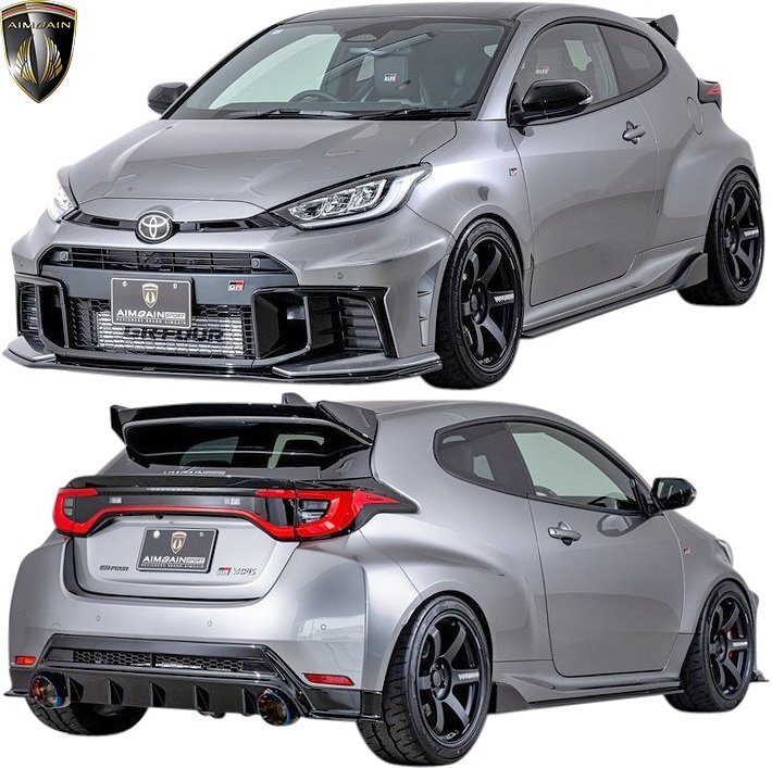 【M's】 GRヤリス 後期 GXPA16 (2024.1-) AIMGAIN SPORT リアデッキスポイラー 3ピース FRP 未塗装 エイムゲイン 社外 エアロ パーツ 部品_画像7