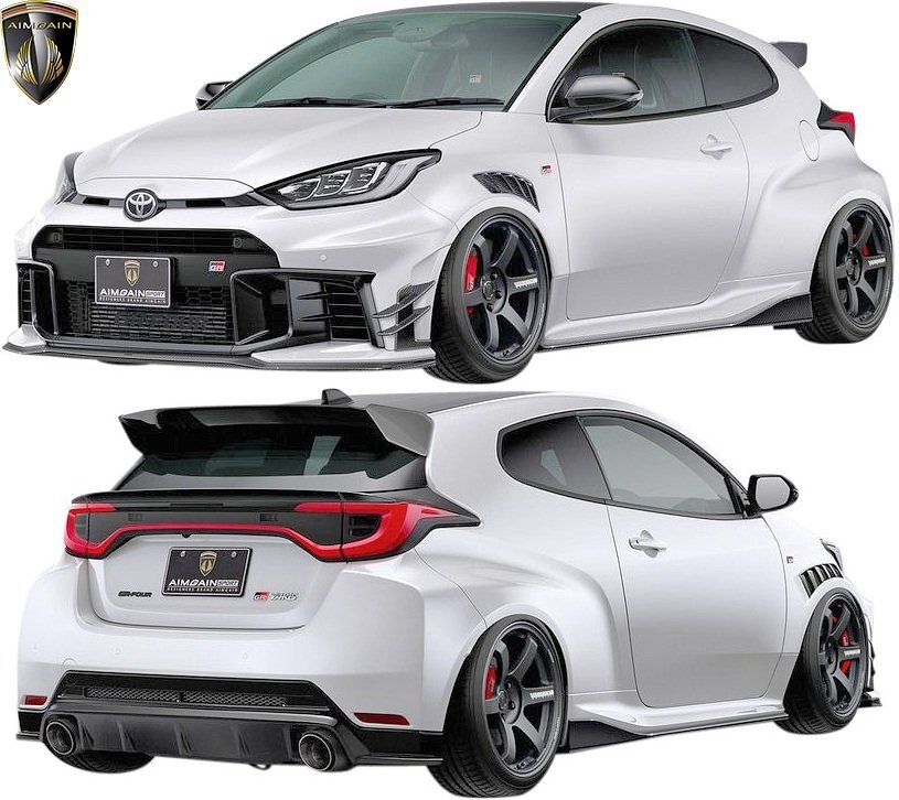 【M's】 GRヤリス 後期 GXPA16 (2024.1-) AIMGAIN SPORT リアデッキスポイラー 3ピース FRP 未塗装 エイムゲイン 社外 エアロ パーツ 部品_画像8
