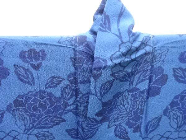 ys7484000; 宗sou 未使用品　牡丹模様小紋着物【着】_画像6
