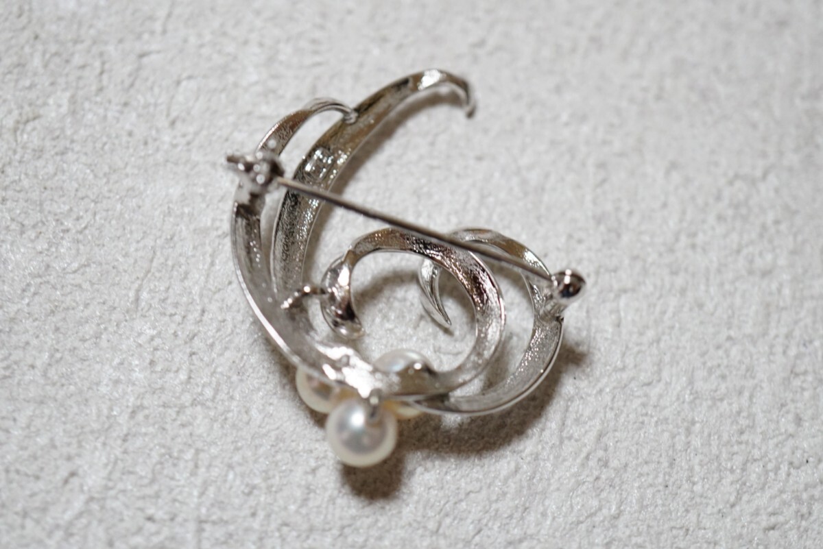 【vintage】田崎真珠含む シルバー製 パールブローチ 6点 まとめ売り 1965 TASAKI/田崎真珠 本真珠 パール ブローチ ヴィンテージ