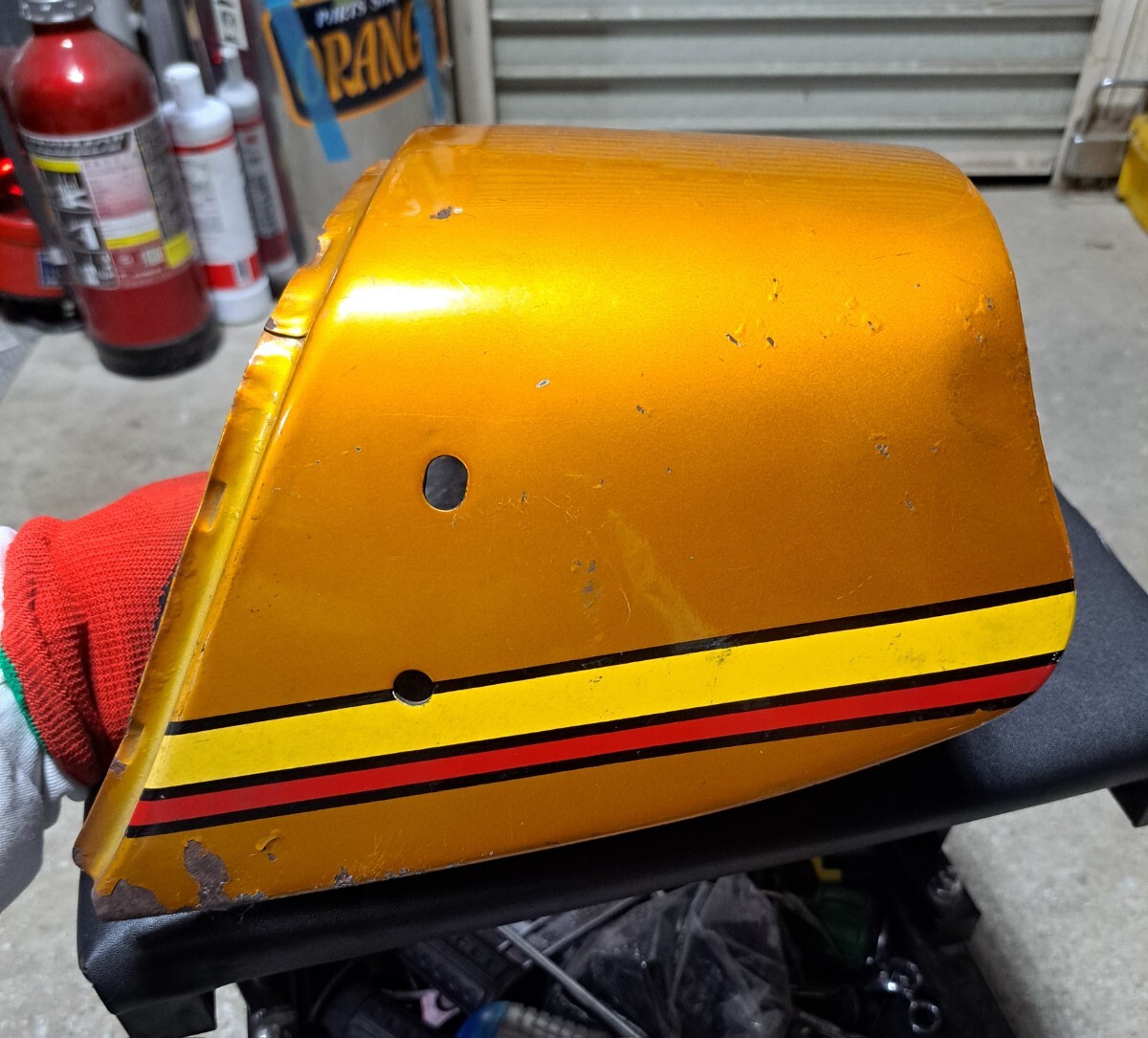 カワサキ純正 250SS 350SS 國內(nèi)物 オリジナルカラー テールカウル 當時物 外裝 スガヤ ムラカミ チャンバー タンク キジマ ビート コニー
