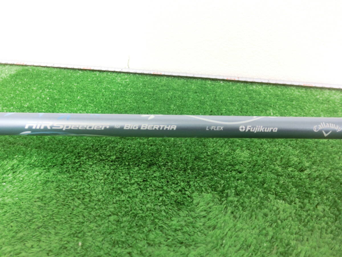 ♪Callaway キャロウェイ BIG BERTHA BETA 3W フェアウェイウッド ?°/純正 シャフト AiR Speeder FLEX-L レディース G9896♪_画像6