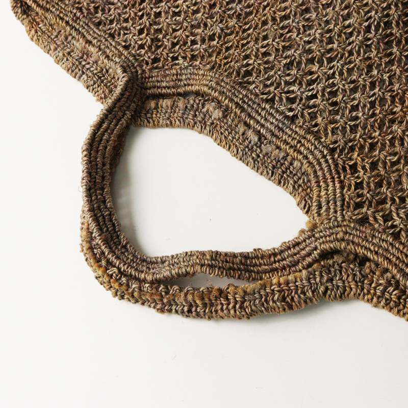 メイソンベンガル MAISON BENGAL JUTE MACRAME SHOPPING BAG ジュートマクラメショッピングバッグ/グレー系【2400014512410】_画像4