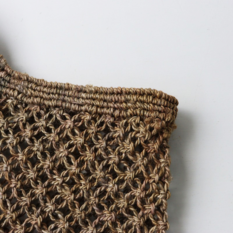 メイソンベンガル MAISON BENGAL JUTE MACRAME SHOPPING BAG ジュートマクラメショッピングバッグ/グレー系【2400014512410】_画像5