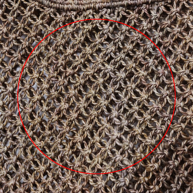 メイソンベンガル MAISON BENGAL JUTE MACRAME SHOPPING BAG ジュートマクラメショッピングバッグ/グレー系【2400014512410】_画像7