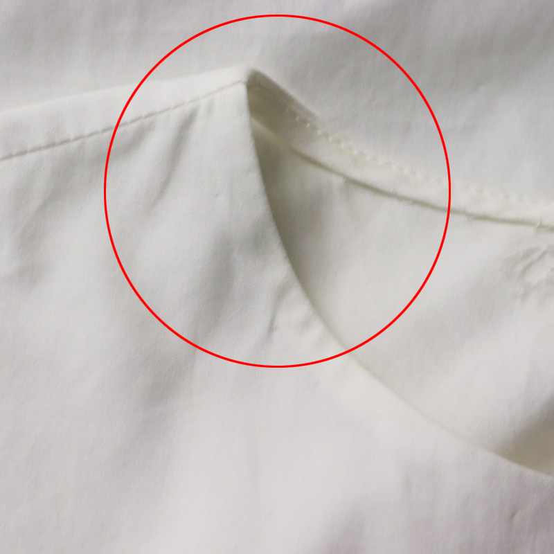 ストラスブルゴ STRASBURGO 袖ラッフルフリル プルオーバーブラウス 40 ホワイト┃白 トップス カットソー シャツ【2400014567700】_画像6