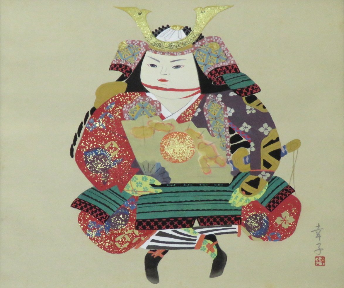 山口　薫、七夕の牛、限定版、額装用画集より、新品高級額、額装付、状態良好 山口 薫、七夕の牛、限定版、額装用画集より、新品高級額、額装付、