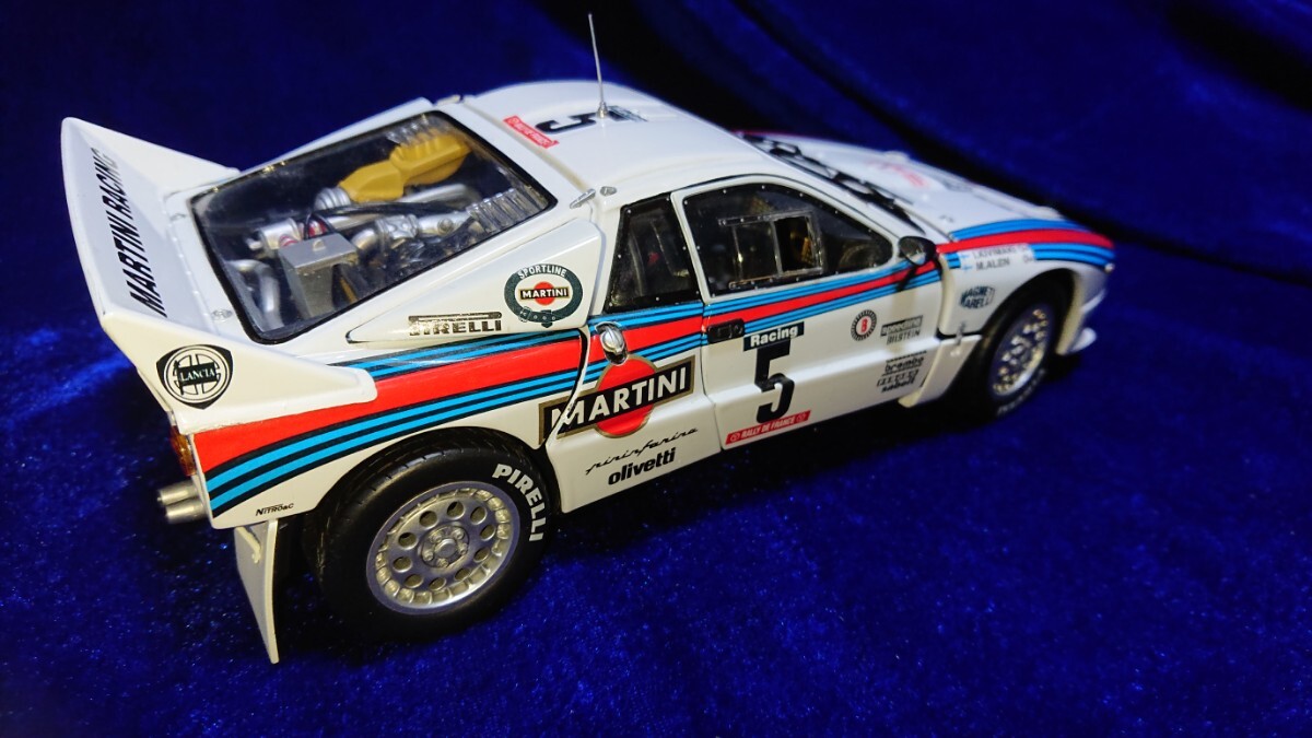 1/18 LANCIA MARTINI 037 RALLY 1984 TOUR DE CORSE WINNER #5