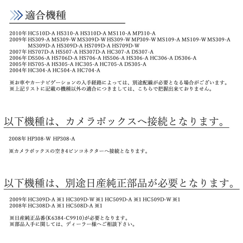 クラリオン/ダイハツ/日産/ホンダカーナビ対応 バックカメラ 接続ケーブル 変換アダプター【CL10】_画像5