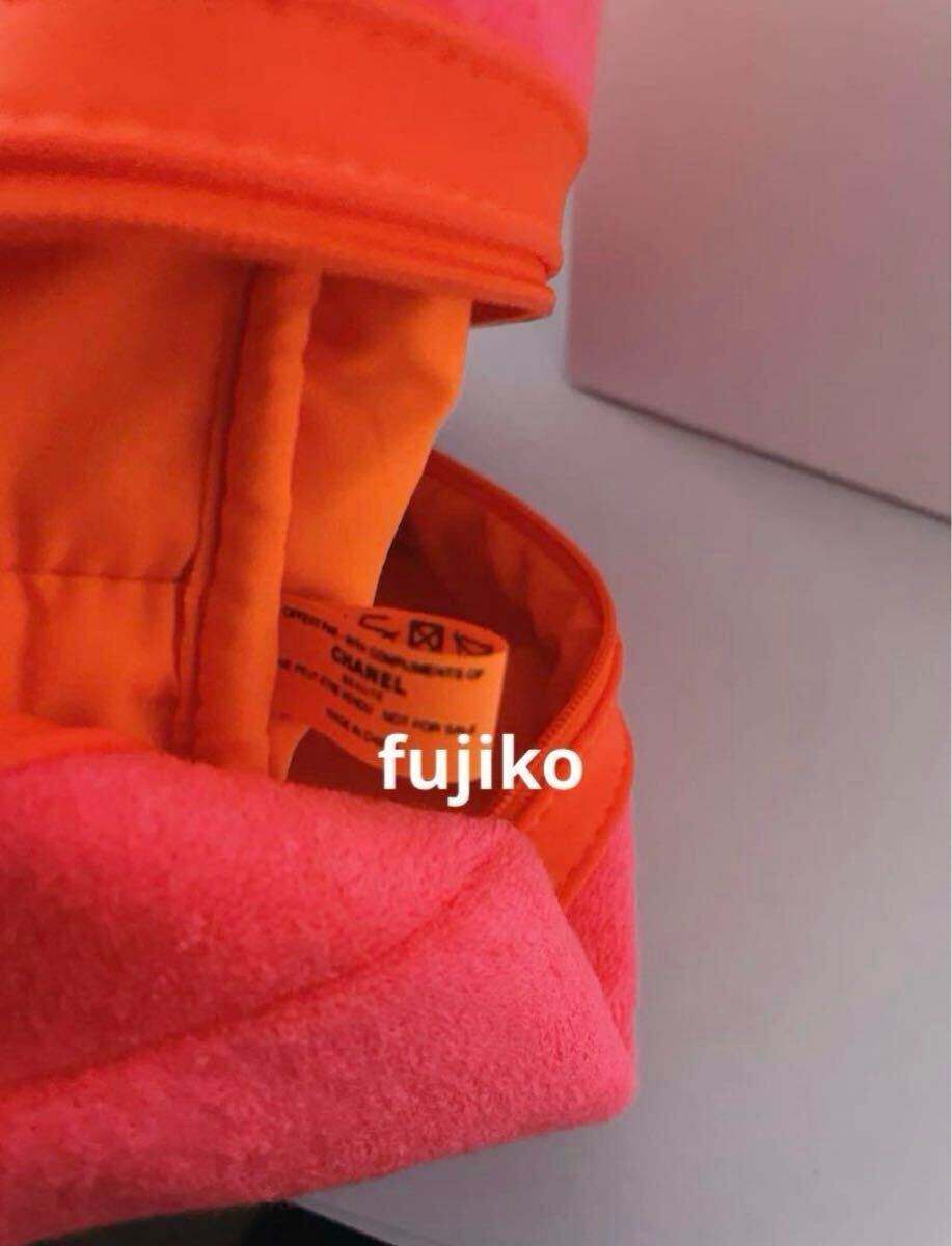 最新☆CHANELノベルティ ポーチ3種類オレンジ3セット