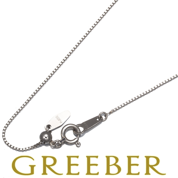 ベネチアン チェーンネックレス 45cm Pt850GENJ_画像1