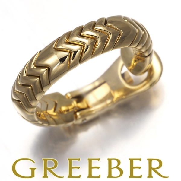 ブルガリ イヤリング スピガ フープ 片耳 K18YG BLJ_画像1