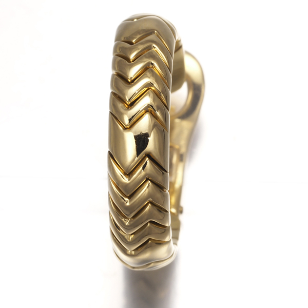 ブルガリ イヤリング スピガ フープ 片耳 K18YG BLJ_画像2