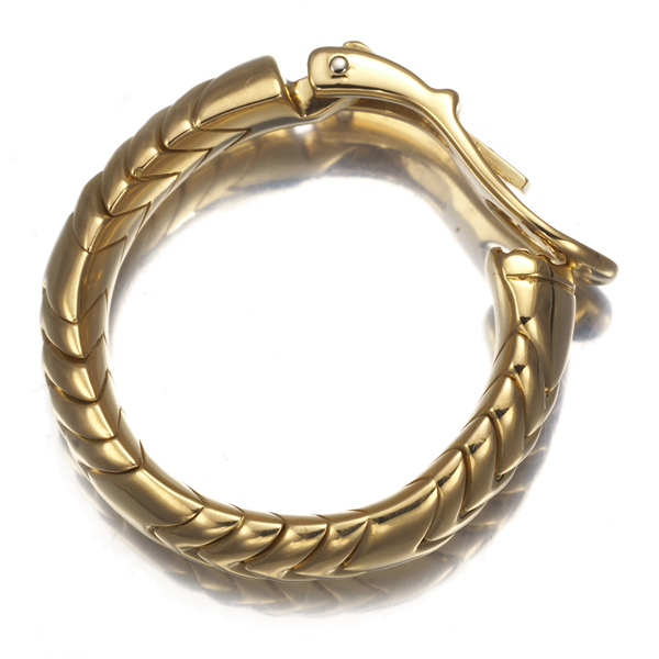 ブルガリ イヤリング スピガ フープ 片耳 K18YG BLJ_画像3