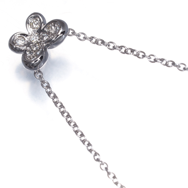  Vendome колье diamond бриллиант pave бабочка 2000 год Рождество ограничение Pt950/K18WG BLJ/GENJ