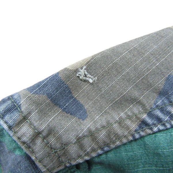 米軍実物 サイズ ？ U.S AIR FORCE ファティーグ シャツ ジャケット ウッドランドカモ 迷彩 古着 ビンテージ ミリタリー 5AU2902_画像7