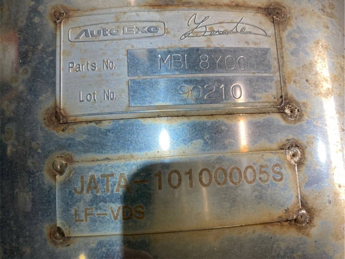 個人宅配送不可　BL系　アクセラ　　Auto Exe オートエグゼ　リアマフラー　MBL8Y00 JATA-10100005S LF-VDS用_画像3