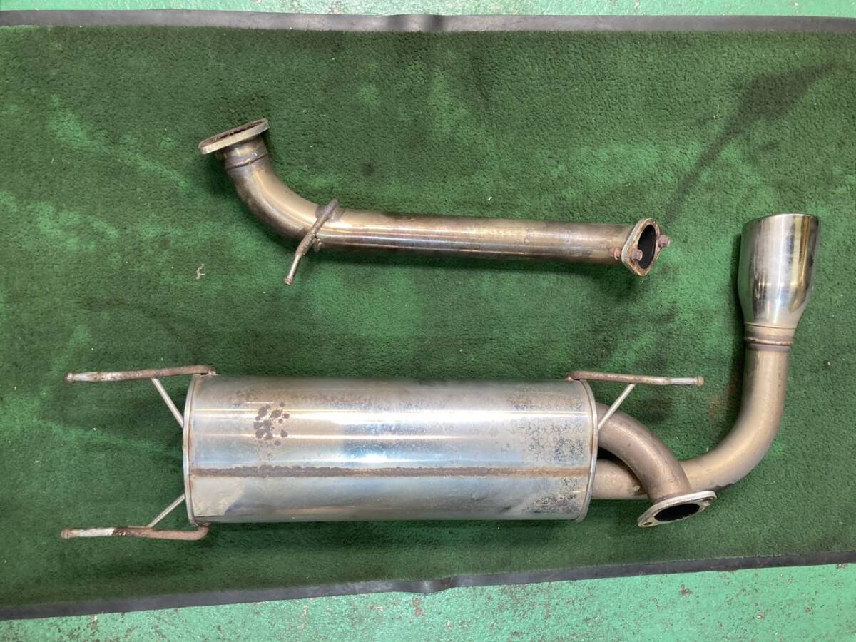 個人宅配送不可　BL系　アクセラ　　Auto Exe オートエグゼ　リアマフラー　MBL8Y00 JATA-10100005S LF-VDS用_画像1